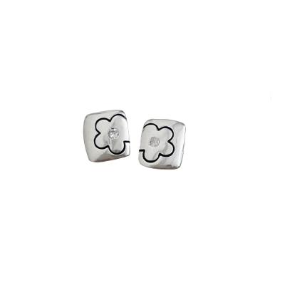 China FASHIONABLE Charm Square Earring Cute Design Flower Style Jewelry for sale