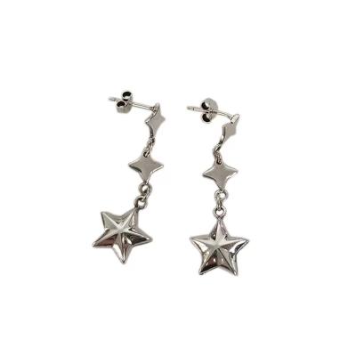 China FASHIONABLE Star Design Long Earring Sterling Silver S925 Jewelry for sale