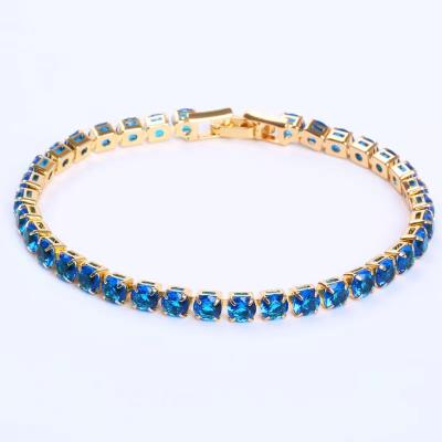 China FASHIONABLE Crystal Zircon Hip Hop Style Hand Jewelry All-match Bracelet for sale