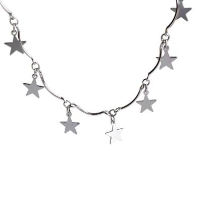 China Romantic Trendy Classic Design Star Pendant Necklace For Women for sale