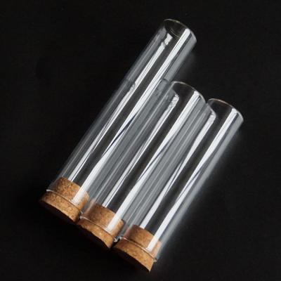 China Food packing China supplier high school chemistry glass test tube with cork for sale