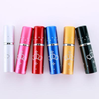 China 10ml Detachable Sprayer Crown Carving Aluminum Cosmetic Pump Mist Spray Bottle Travel Perfume Refillable Atomier for sale