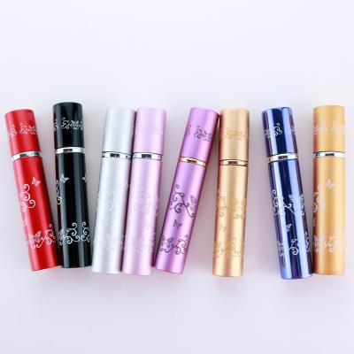 China Sprayer Sale Well 8ml Perfume Spray Bottle Detachable Colorful Aluminum Refillable Atomizer With Screen Printing for sale