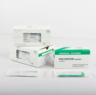 China Absorbable Sterilized Polyglycolic Surgical Suture PGA Surgical Suture With Needle for sale