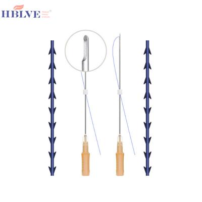 China Skin Lift Cone Bard Absorbable Pdo Hilos Suture Silhouette Fishbone Chest Lift Thread for sale