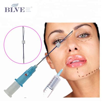 China Skin Lift 23G 50mm Multi CE Face Lift Non Surgical Polydioxanone v PDO Thread Lift Suture for sale