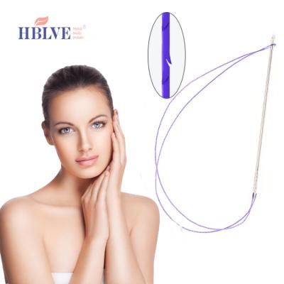 China Remove Wrinkle 20g 290mm Beauty Yarn PDO Double Tooth Needle Thread For Buttocks for sale