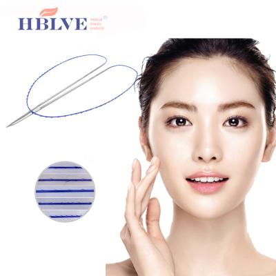 China Remove Wrinkle Stunning No Surgey Tooth Pdo Face Lift Double Needle Pdo Thread for sale