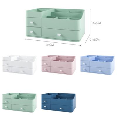 China Factory Price Viable Hot Selling Customized Double Layer Storage Cosmetic Organizer for sale