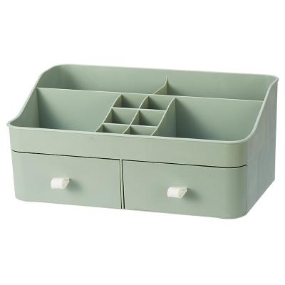 China Viable Manufacturers Head Multifunctional Celebrity Partition Table Drawer Type Thickening Plastic Cosmetic Finishing Box for sale