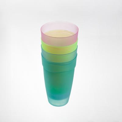 China Factory Price Viable Wholesale Frosted Plastic PP Cup Coffee Milk Tea Thick Cold Drink Mug for sale