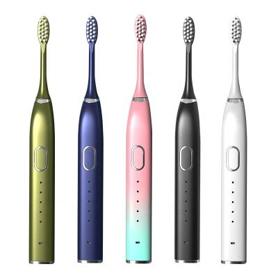 China IPX 7 Automatic Oral Care Waterproof Powerful Cleaning Sonic Electric Toothbrush 5 Modes IPX 7 Rechargeable Battery Operated for sale