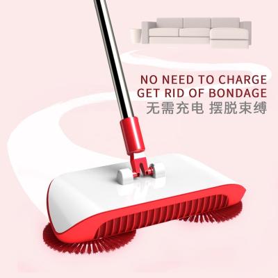 China New Eco-friendly Broom And Color Brush Hand Push Sweeper Dustpan For Floor Indoor Quick Brooms for sale