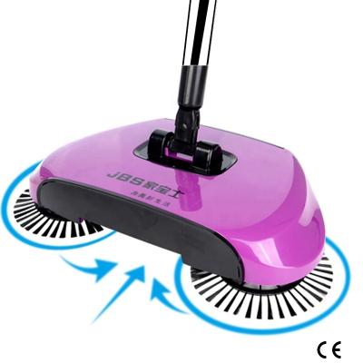 China 2019 Home Hand Broom Household Rotation Cleaning Revolutionary Magic Push Sweeper Without Electricity Dustpan for sale