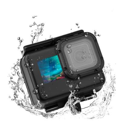 China Full Waterproof 50m Black Underwater Diving Waterproof Case For GoPro Black Hero 9 Sports Camera Accessories for sale