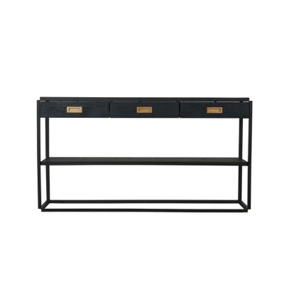 China Wholesale Luxury Modern 3 Drawer Even Stain Resistant Hallway Console Table From CONSOLE TABLE MANUFACTURER for sale