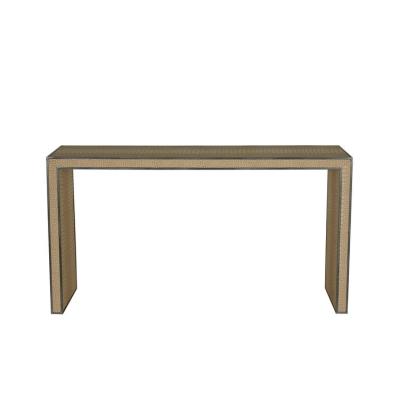 China HOT SALE CONSOLE TABLE HOT SALE CLASSIC MODERN CLASSIC LIVING ROOM HOT SALE leather wooden console table for sale