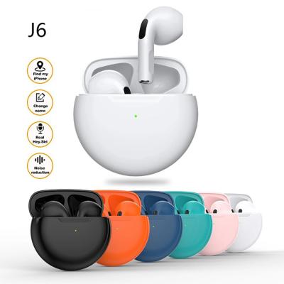 China 6 Tws Earbuds In-Ear Pro6 Bluetooth Headset Wireless Earphone Game Auriculares Earphone Pro Headphones Earbuds for sale