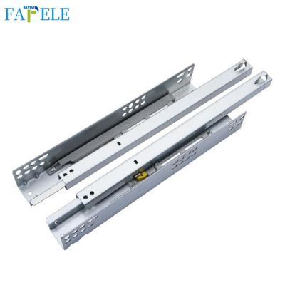 China Modern Pull Out Hardware Self Closing Concealed Undermount Drawer Slide for sale