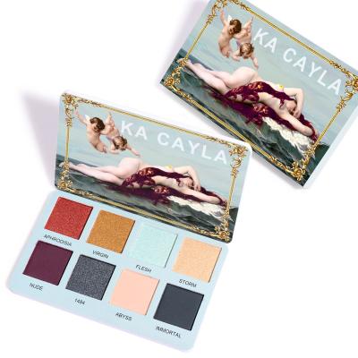 China EYES Makeup 8 Colors Eyeshadow Palette Matt Nude Shimmer Eye Shadow for sale