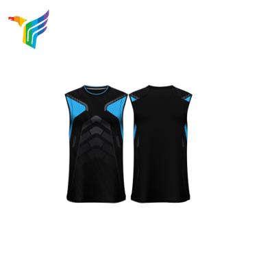 China Polyester Spandex Profeesional Anti-pilling Sublimated Logo Sportswear Training Printed Singlet Tank Top for sale