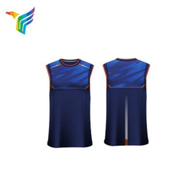 China Plaun Fashion Gym Fashion Fitness Sport Light Dye Sublimation High Quality Customized Current Anti-pilling Singlet for sale