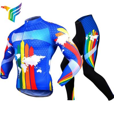 China Antibacterial Cycling Jersey Set Cycling Gear Customize Cycles For Mens Womens Back To Cycling Apparel Outdoor Sports Cycling Wear for sale