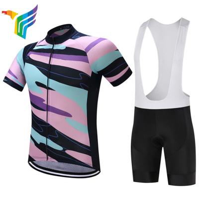 China Antibacterial Long And Shorts Cycling Jersey Uniforms Sets Guangzhou Supplier Factory Recycling Wear for sale