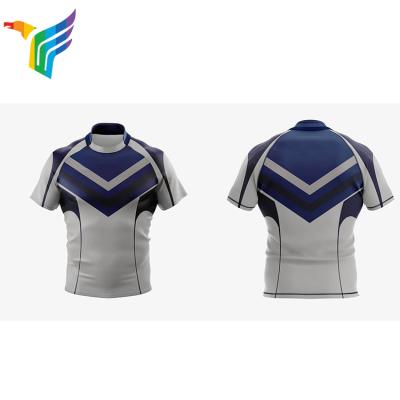 China Antibacterial Wholesale Design Your Own Custom Rugby Tank Top Rugby Shirt Sublimation Rugby Uniform Wear for sale