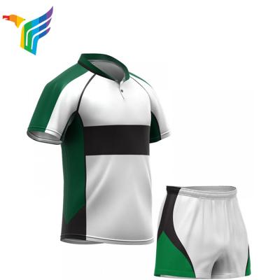 China Wholesale custom odm oem rugby jersey custom sublimation printing antibacterial rugby jersey for sale