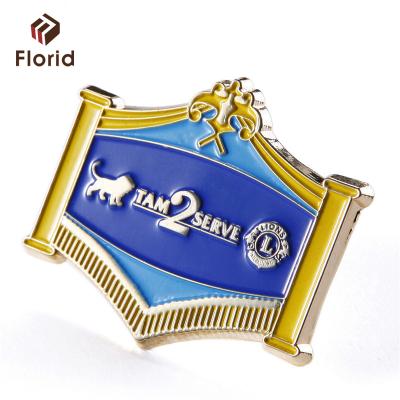 China Custom Memorial Gifts Metal High Quality Enamel Reverse Printing Pins Lapel Pins From China Custom Manufacturer for sale