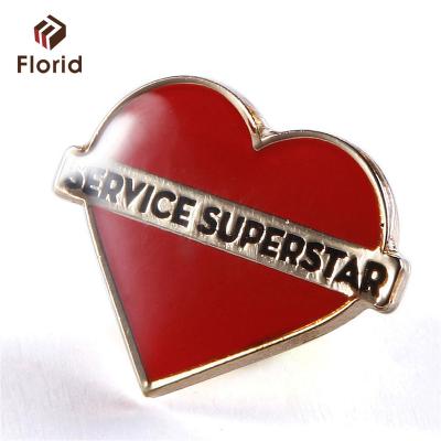 China Promotional Gifts Wholesale Custom High Quality Goods Cut Out Metal Pin Badge Gold Plated Lapel for sale