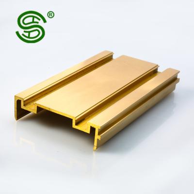 China door & New Design Kinds Of Popular Shape Metal Extrusion Brass Profile Window For Door for sale