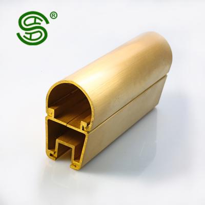 China High quality low price accept custom decoration brass copper extruded profile customized for sale