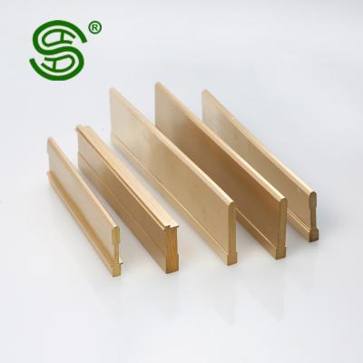 China New Design Modern Style Luxury Copper Brass Solid Electrical Profile Customized for sale