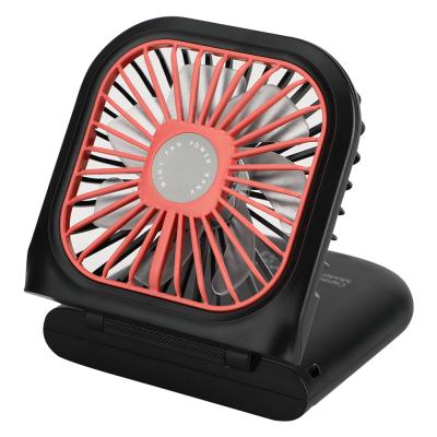 China Mini Portable USB Fan Portable Rechargeable Handheld Fan With Power Bank for sale