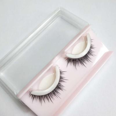 China 3d effect with private label sparse natural clean wrap stick mulity layer lashes false eyelashes for sale