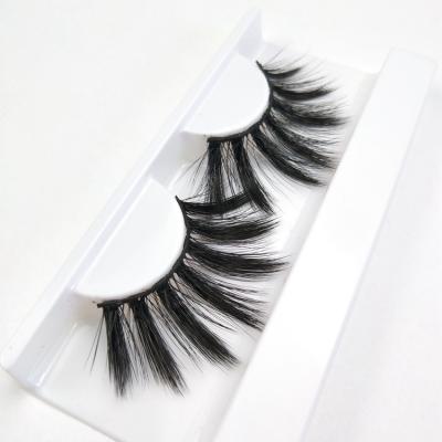 China Long Natural False Eyelashes 3d Mink Lashes Natural Human Lashes Private Label Box Design For False Lashes for sale