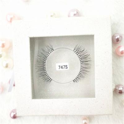 China Soft and Allergy Free Lashes Natural Handmade Soft Eyelashes Allergy Free Hair Highlights with Custom Box for sale