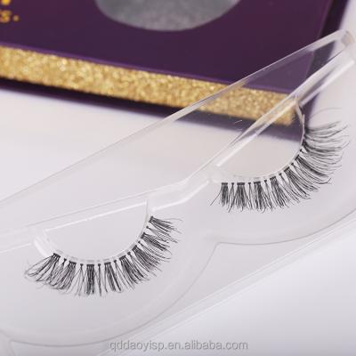 China Delicate False Eyelashes Manufacturer Indonesia with Human Material for sale