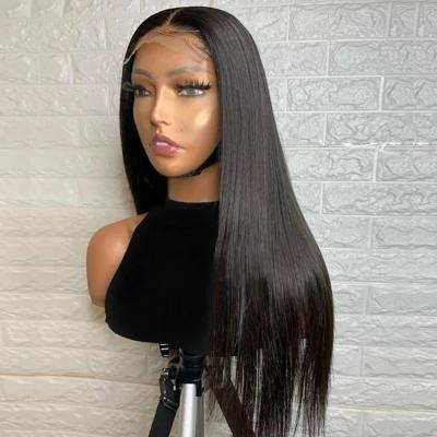 China Silky Straight Brazilian Lace Front Wigs HD Remy Human Hair Lace Front Wigs Natural Wave Hair Wigs For Black Women for sale