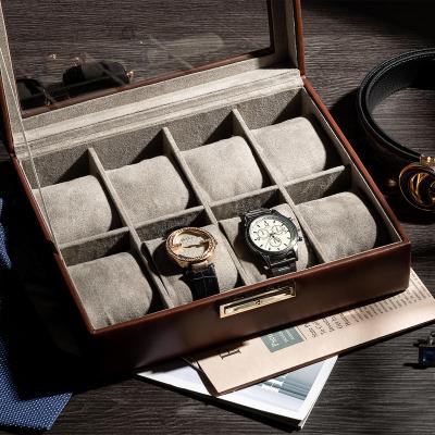 China PU leather smart watch box high quality watch box best watch box luxury RLX for sale