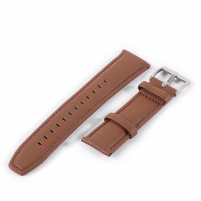 China Breathable luxury italian leather watch straps wholesale genuine calf leather watch straps watch for men leather strap for sale