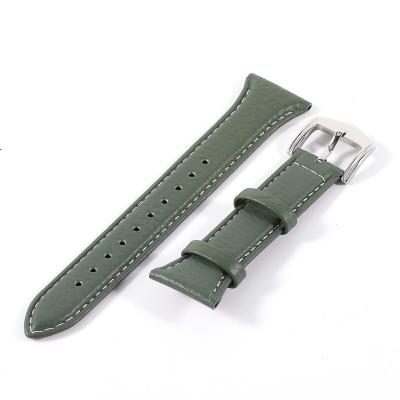 China Breathable premium leather straps genuine calf leather watch straps watch for men luxury italian leather watch strap for sale