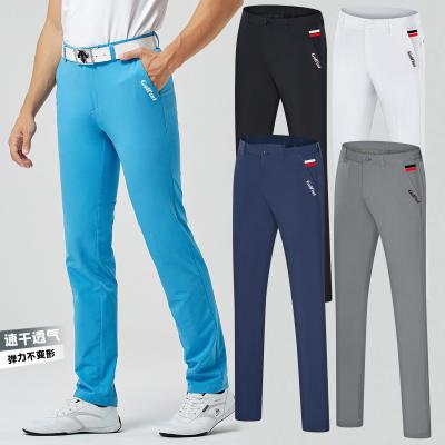 China Factory wholesale price Anti-wrinkle golf pants stretch breathable pants quick-drying men's sports casual pants for sale