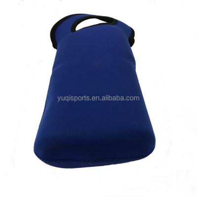 China Custom Blue Wine Waterproof Neoprene Picnic Tote Bag for sale