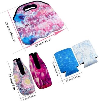 China Fashion Waterproof Style Reusable Beer Bottle Sleeves Beer Cooler Covers Neoprene Insulated Sleeves Cup Cover Holders for sale