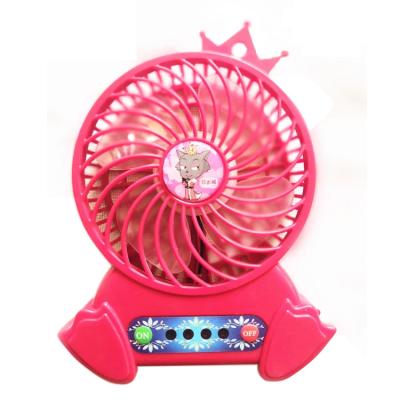 China Customized Wholesale New Head USB Rechargeable Mini Desktop Battery Portable Fanni Portable Handheld Fan for sale