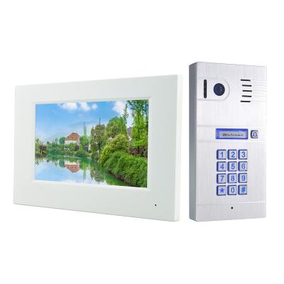 China Indoor Smart Villa HD 7inch Motion Detection Access Code Phone APP Remote Control Wireless Video Door Phone WI fi Monitor for sale