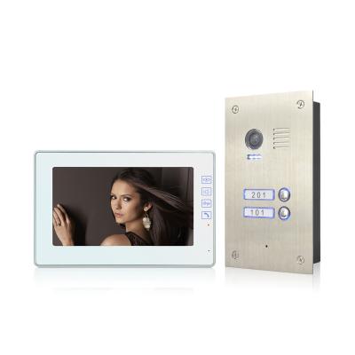 China Video Video Element Camera 4 Wire Color Door Bell Door Bell Door Phone for Control Building Door Lock with Video Camera Intercom for sale